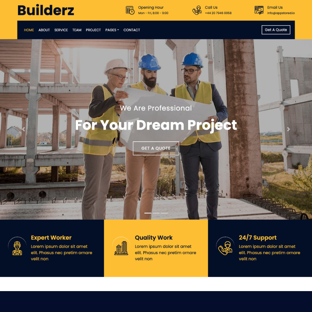 Construction Website